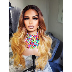 Human hair stylemix lace front wig